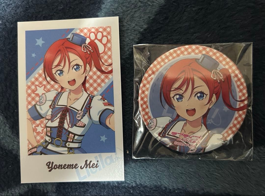 ラブライブ スーパースター Liella! 7th 米女メイ 缶バッジ カード