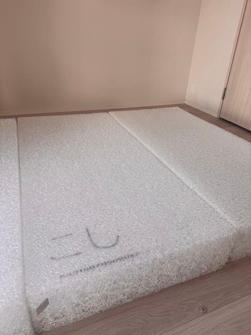 「姫熊」エアウィーヴ ベッドマットレスS02 3分割　ダブルサイズ