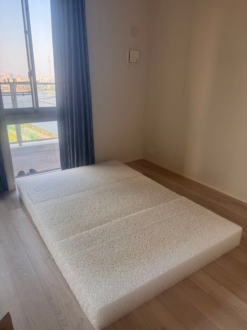 「姫熊」エアウィーヴ ベッドマットレスS02 3分割　ダブルサイズ