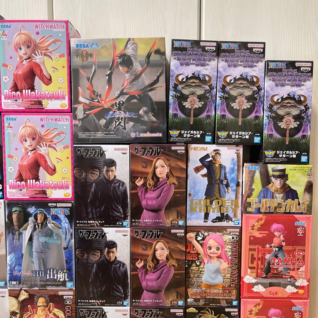 キングダム ファブル ワンピース フィギュア 38個セット まとめ売り プライズ