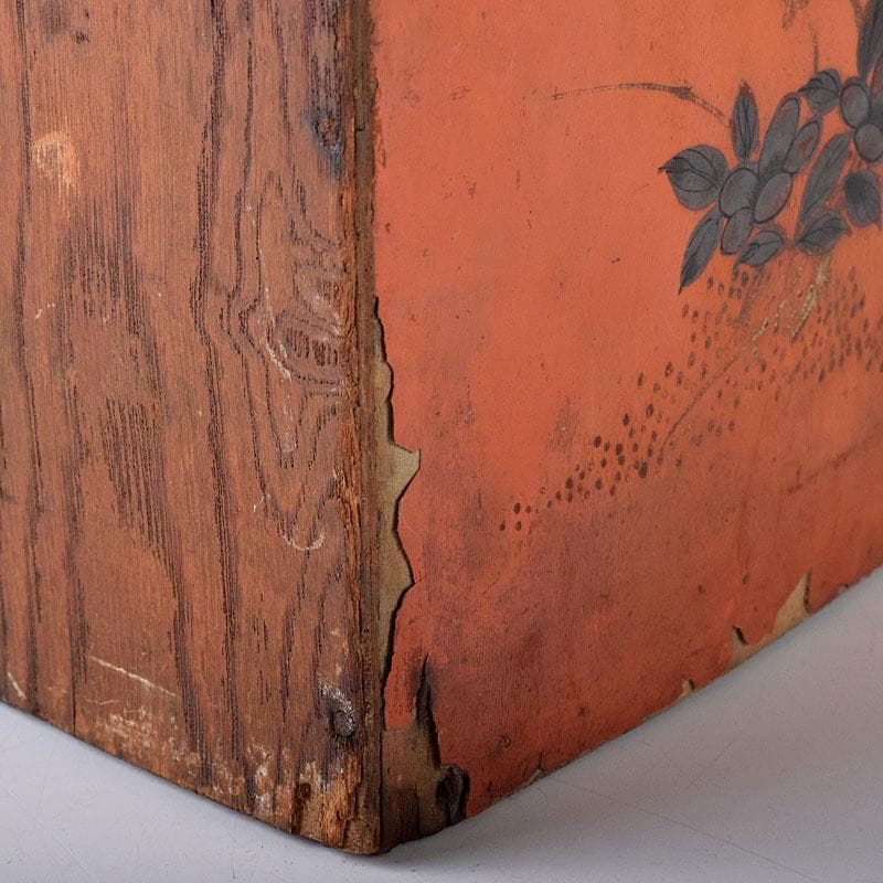 中国 竹嵌 骨牌 背竹牌 麻雀牌 花鳥文蒔絵朱塗箱付 D 8707 - メルカリ