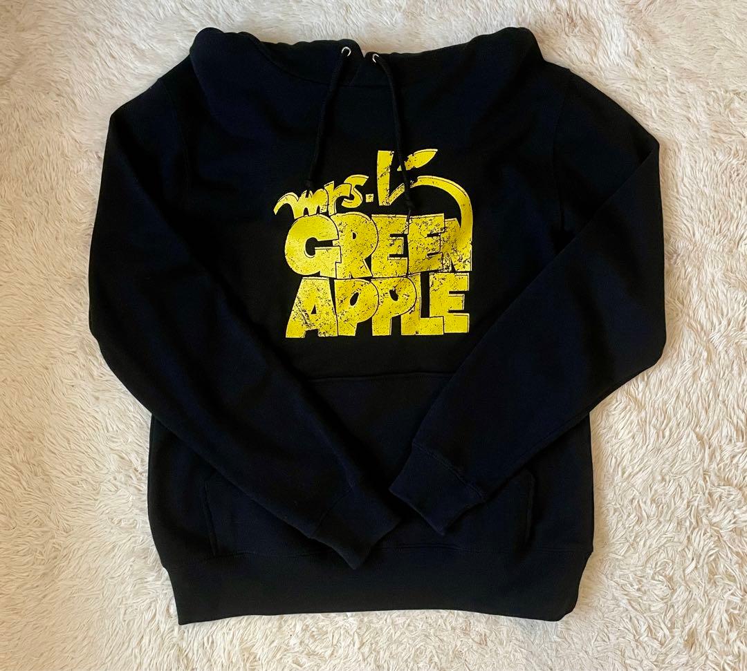 Mrs. GREEN APPLE パーカー 黒 M サイズ - メルカリ