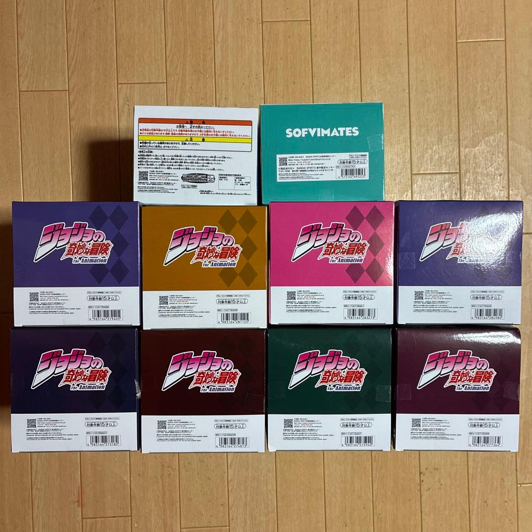 ジョジョの奇妙な冒険 Mometria&SOFVIMATESフィギュア 10種