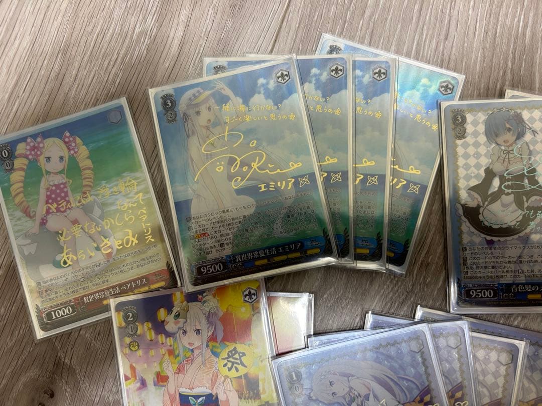 リゼロ　ヴァイスシュヴァルツ　セミフルレア　デッキ