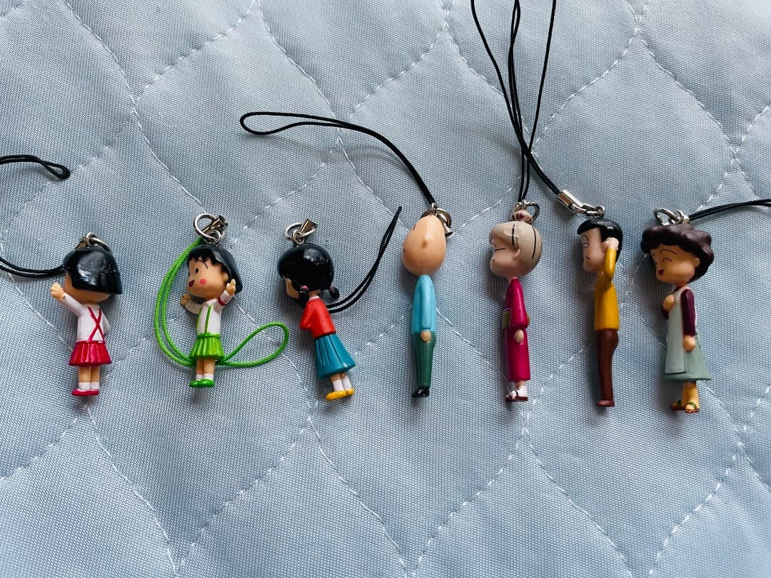 非売品】レア ちびまる子ちゃん ストラップ 十六茶 コンプリートセット