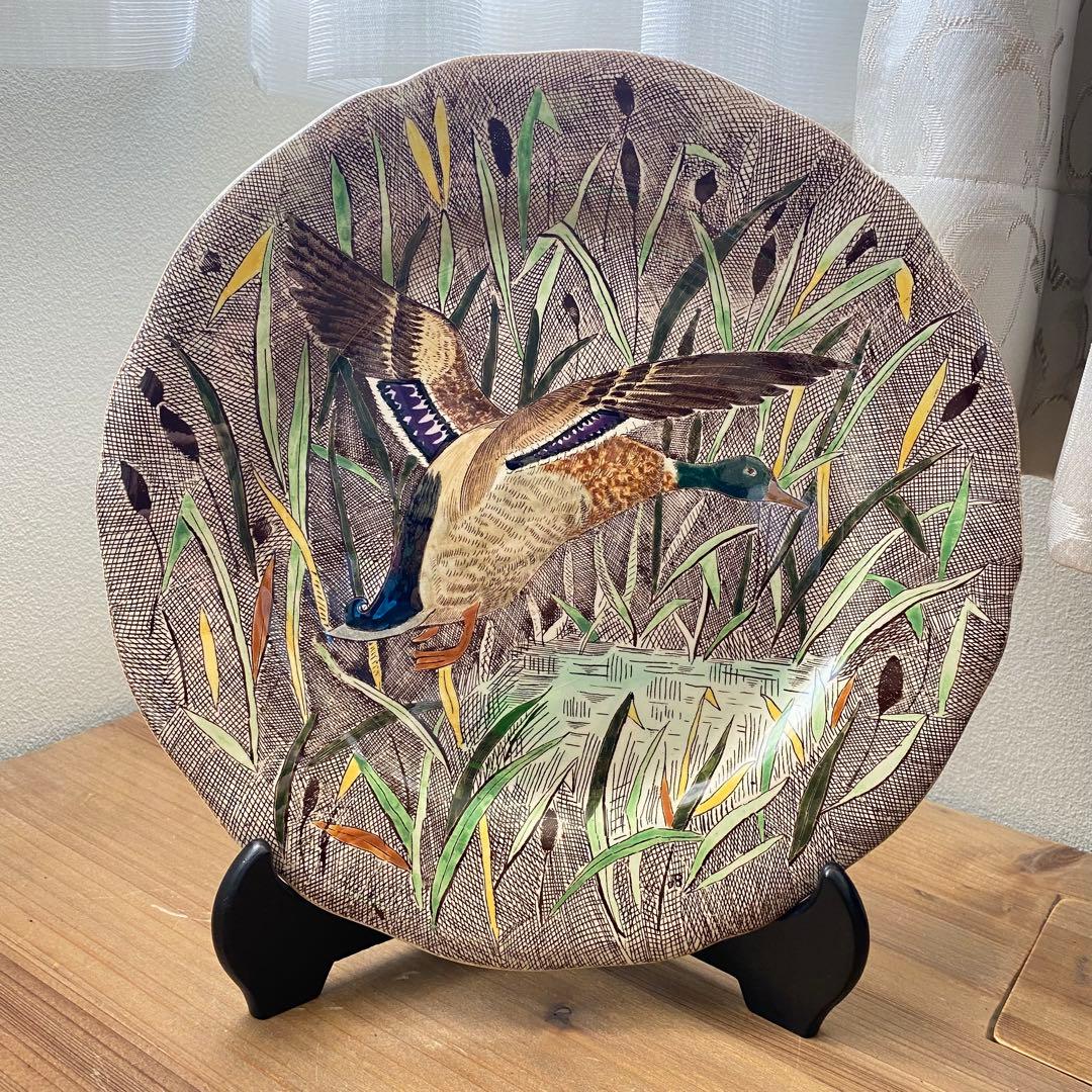 ジアン　ランブイエ 皿　鳥　鴨　ダック　ディナープレート 26㎝　ラパン