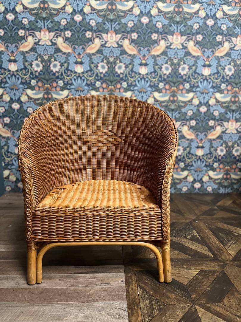 籐 ラタン 椅子 ロイドルームチェア シングル ソファ アジアン インテリア