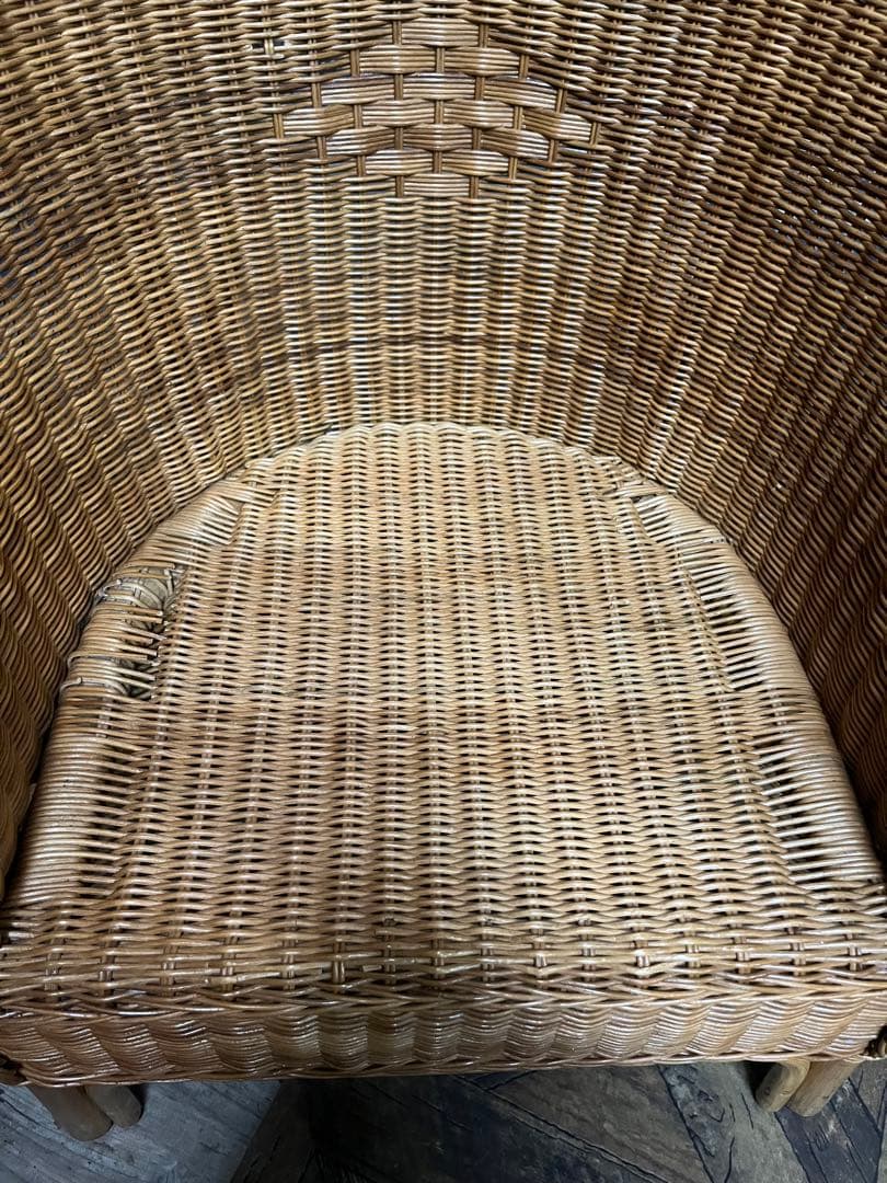 籐 ラタン 椅子 ロイドルームチェア シングル ソファ アジアン インテリア
