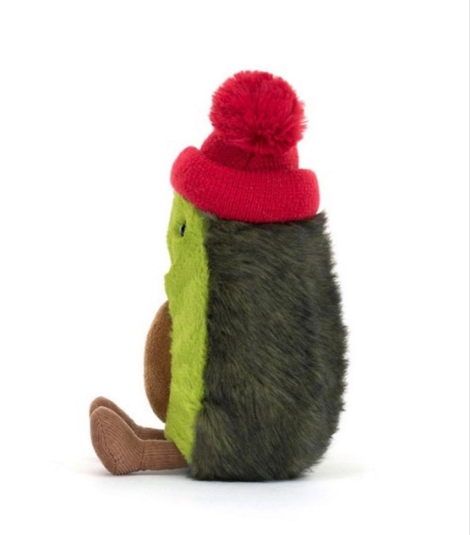 《廃盤品》ジェリーキャット 冬季限定 ニット帽 アボカド ぬいぐるみ