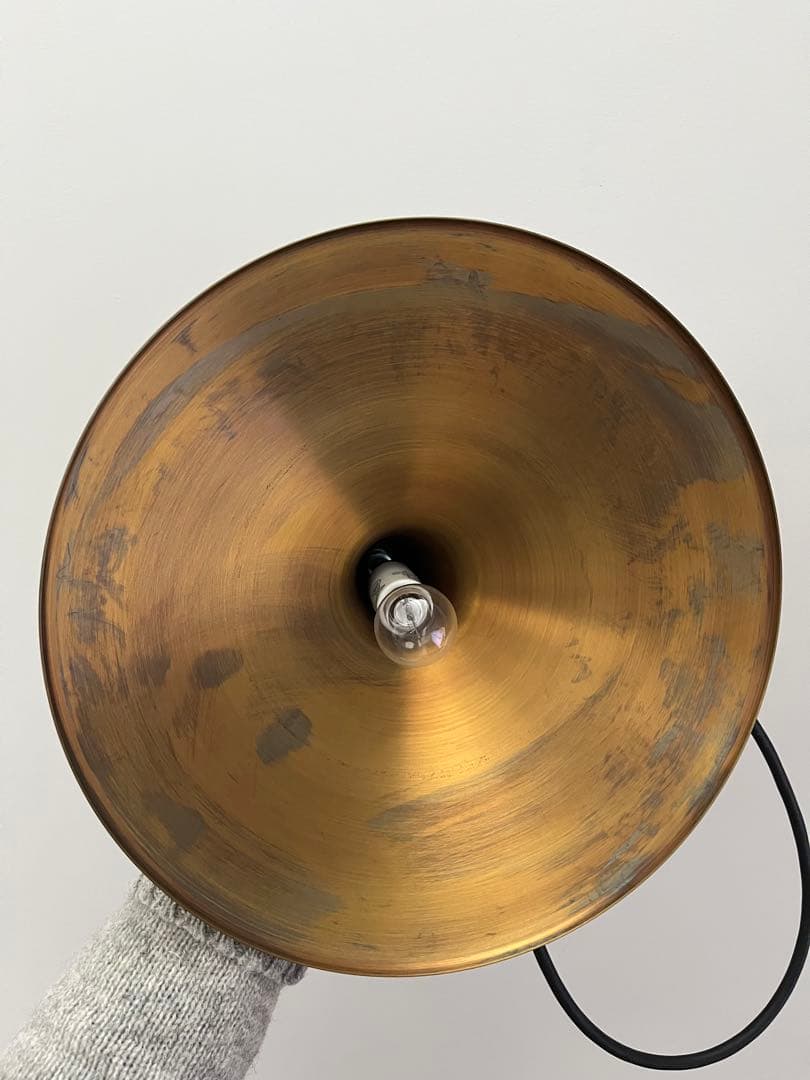 flame 真鍮　ペンダントライト　flare brass