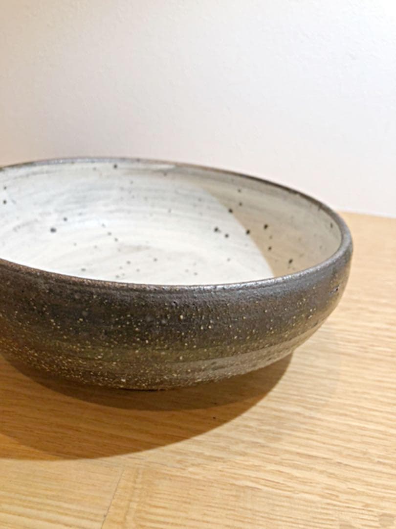 【入手困難・新品未使用】文五郎窯　奥田章　トクサ角皿　＆　ひび割れ浅どんぶり