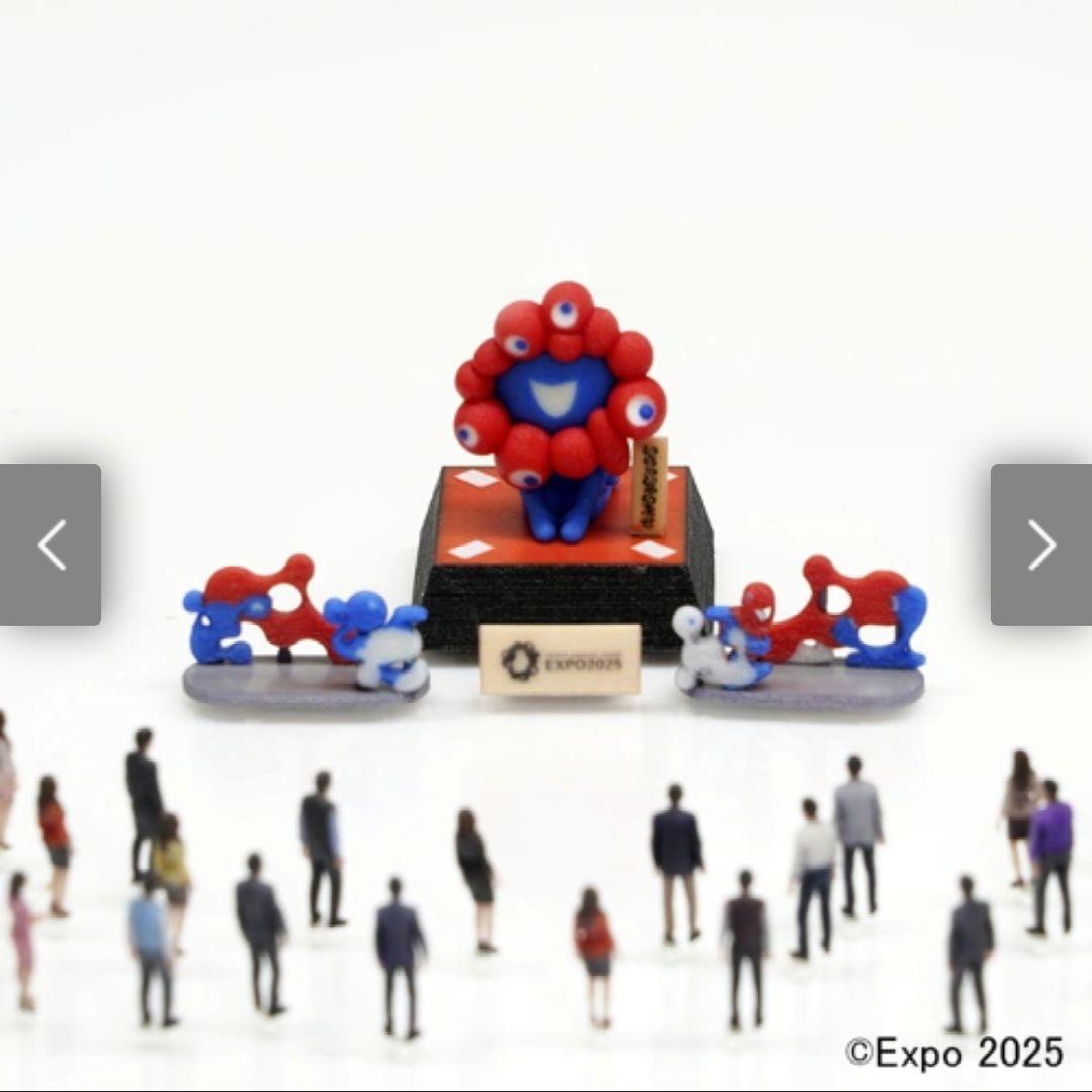 関西万博 ミャクミャク フィギュア 1/150「IRASSHAI」東ゲート - メルカリ