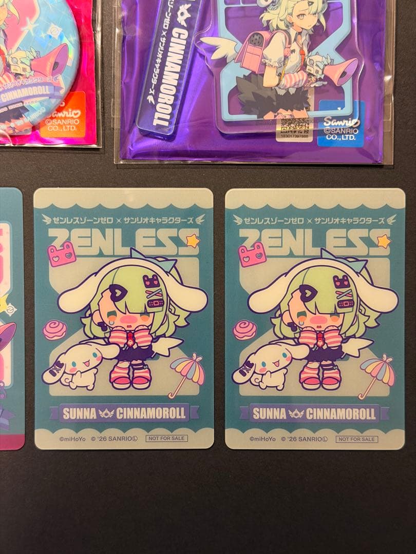 ゼンレスゾーンゼロ × サンリオ 千夏 シナモロール 特典 まとめ売り
