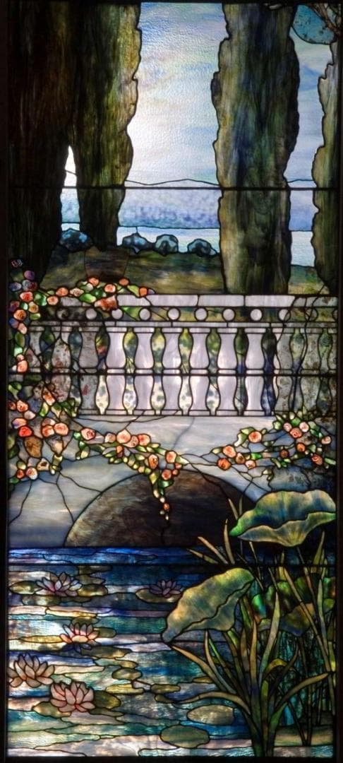 ルイス・C・ティファニー ヴィンテージ ステンドグラス リチャード・メロン邸