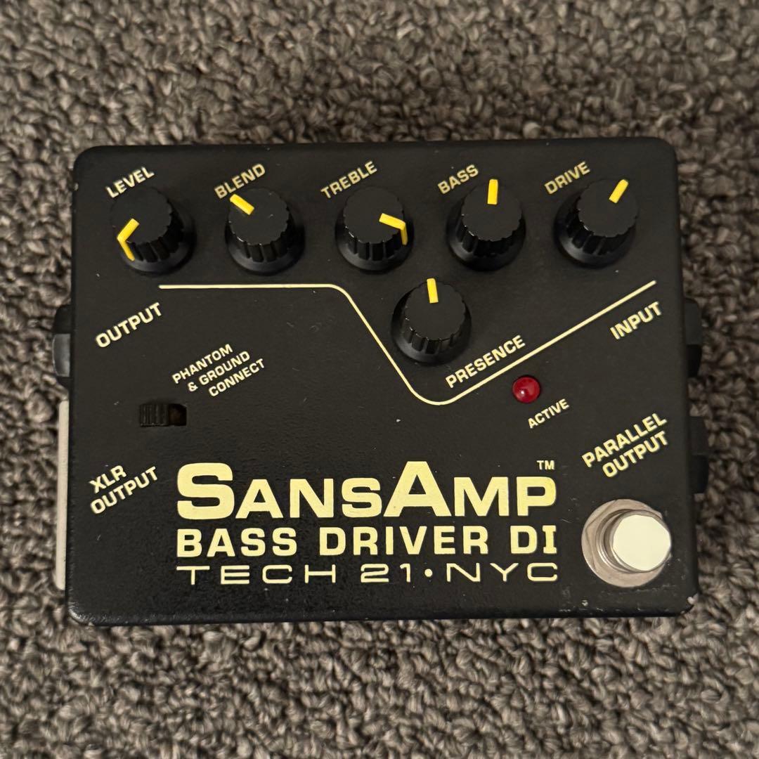 【若干使用感あり】Tech 21 SansAmp Bass D DI