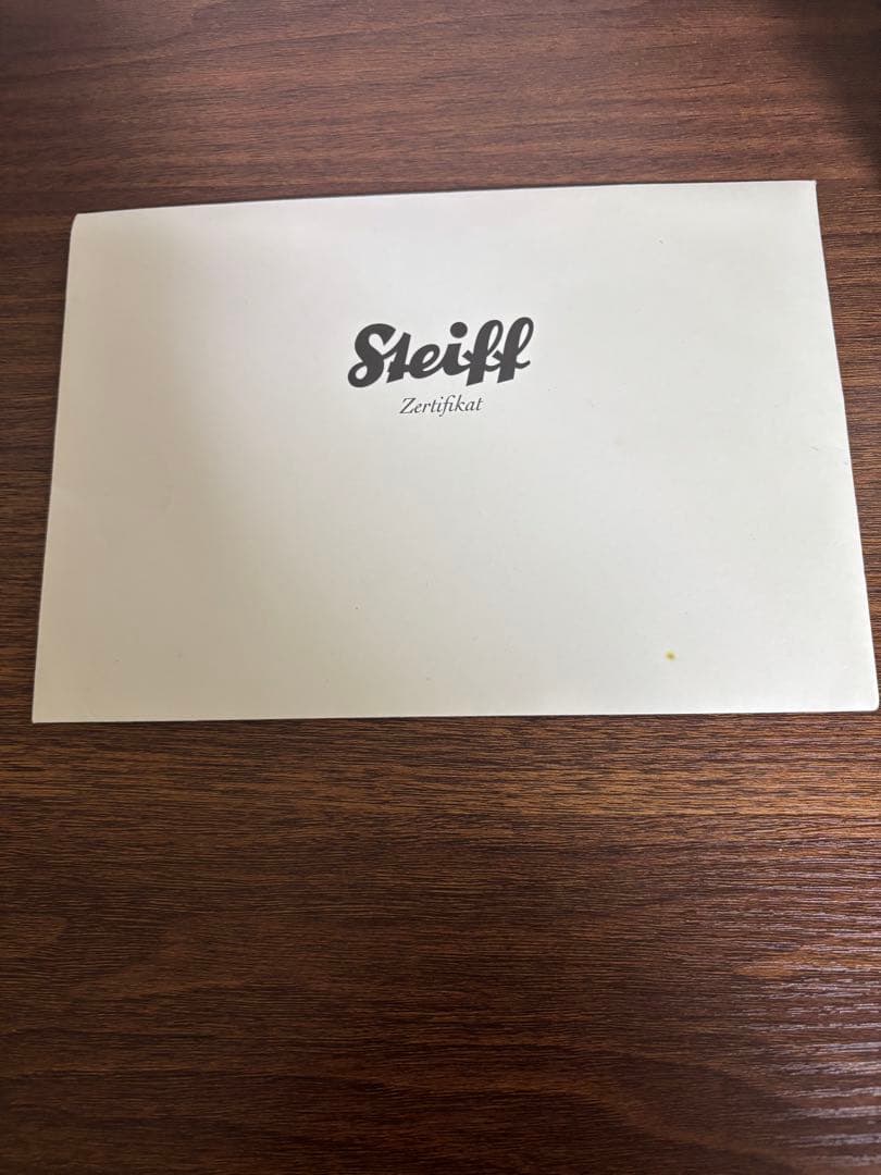 シュタイフ 677380市松 牡丹 テディベア 2012年 日本限定 台座付き