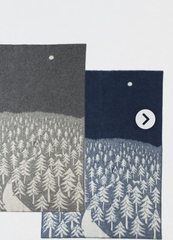 クリッパン　KLIPPAN　ミナペルホネン　ブランケット　フォレスト