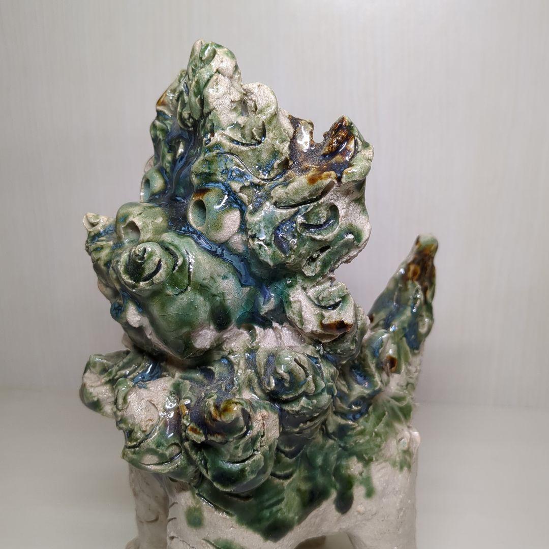 やちむん　手造り　ペア　シーサー　獅子　魔除け　縁起物