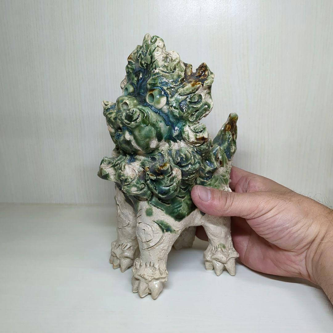 やちむん　手造り　ペア　シーサー　獅子　魔除け　縁起物