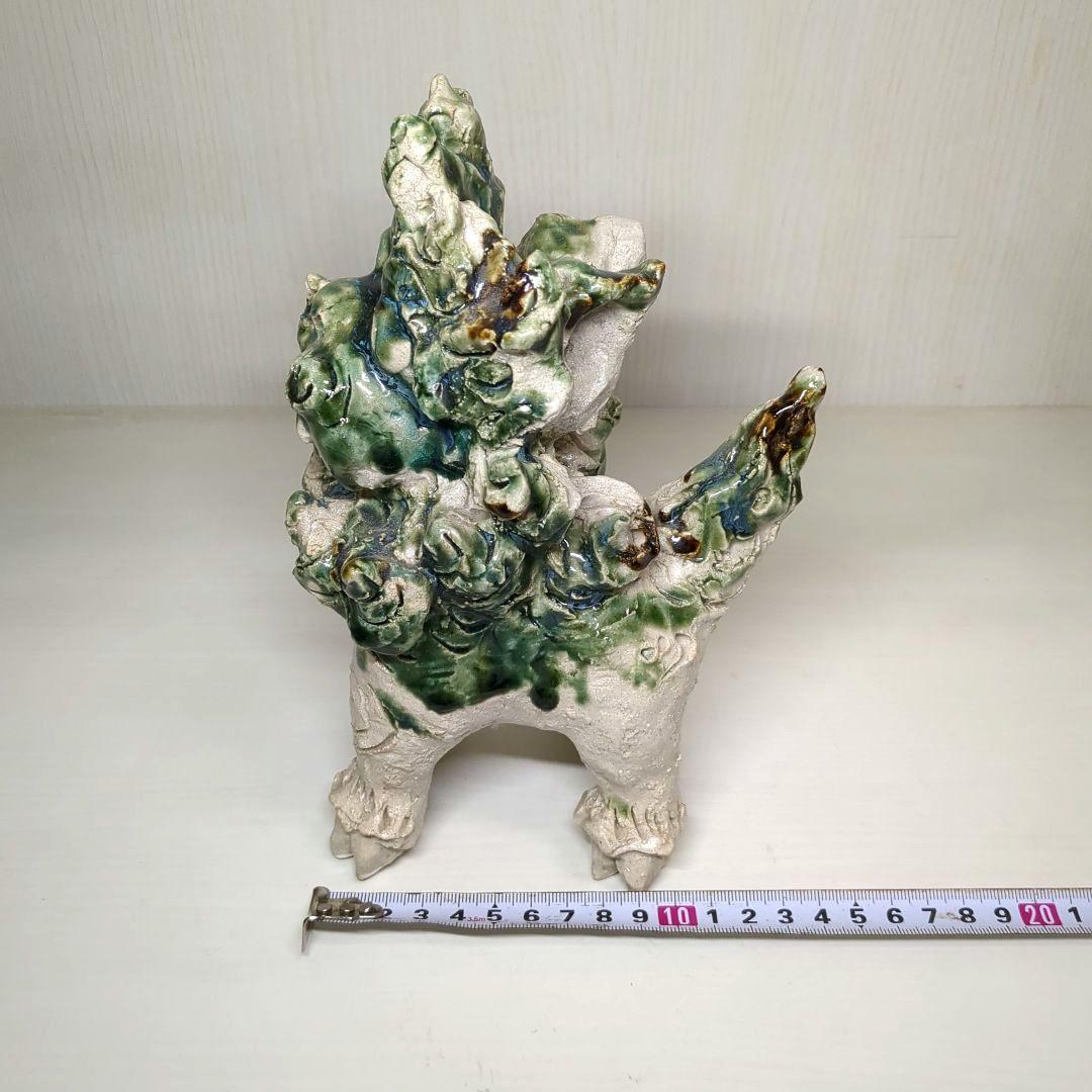 やちむん　手造り　ペア　シーサー　獅子　魔除け　縁起物