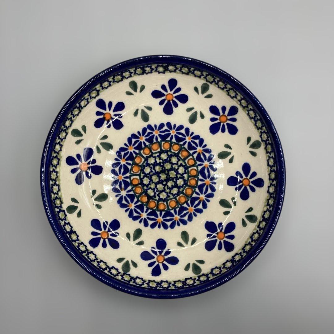 ポーリッシュポタリー 銘々皿14cm 2枚セット 新品 ポーランド食器