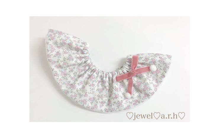 ハンドメイドスタイ ネックウォーマー うさみみ くまみみ