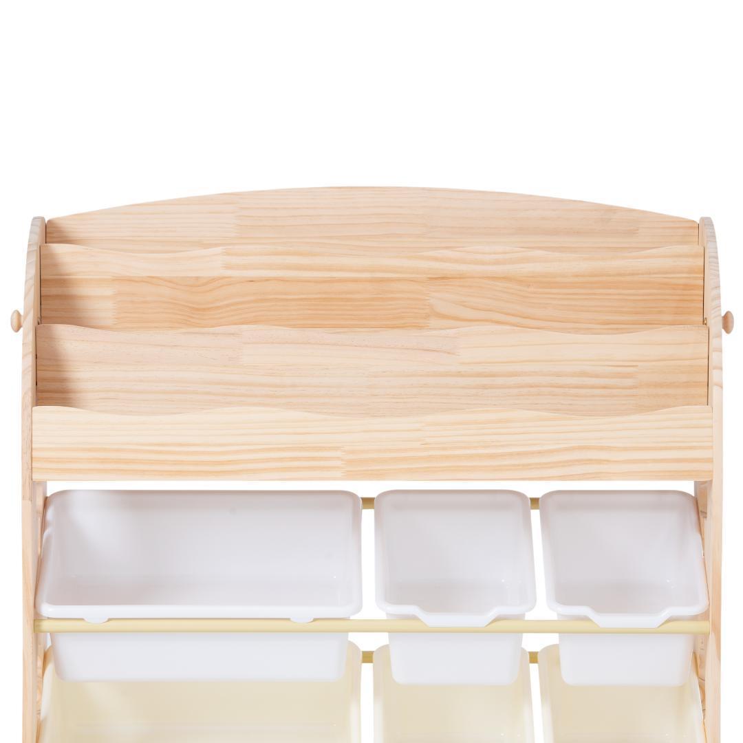 【人気モデルアップグレード】おもちゃ収納ラック 子ども用家具 木製 収納ケース