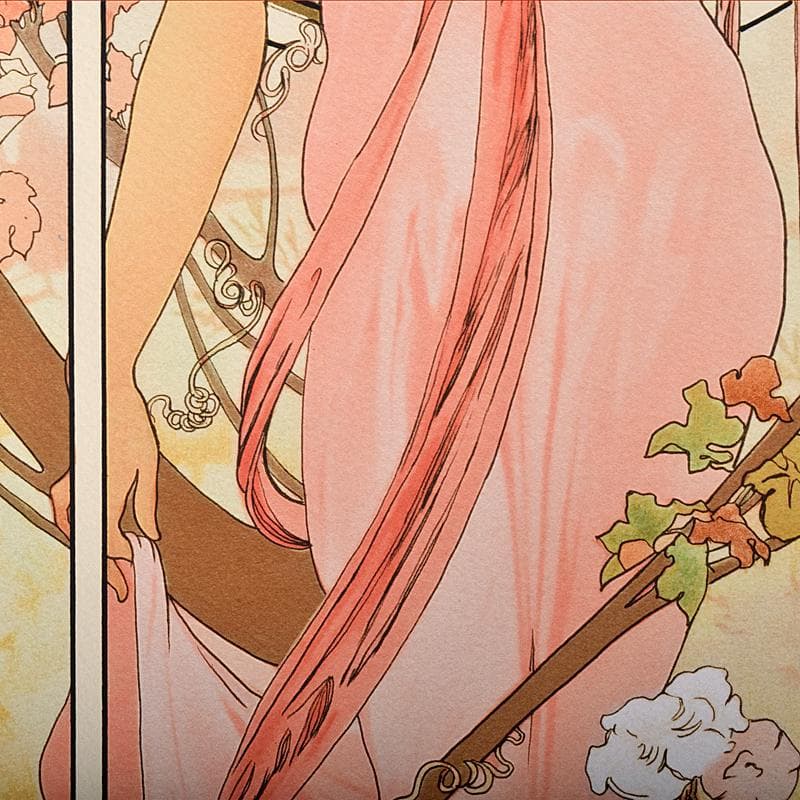 アルフォンス・ミュシャ　シャンパンホワイトスター　190/300　VR8695B