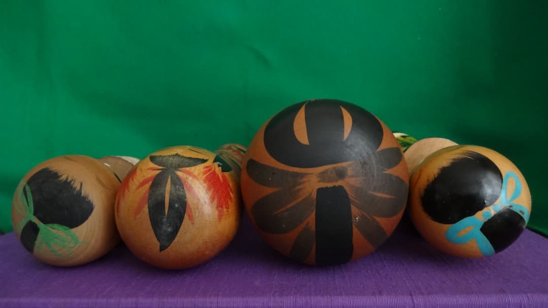 こけし 宮城県（ 作並・仙台・鳴子 ）群馬県（ 尾瀬 ）作者印有 日本