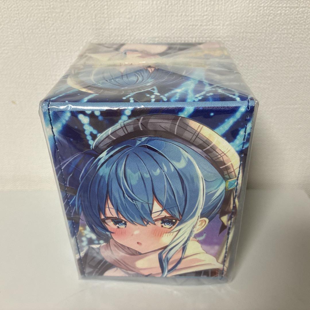 星街すいせい】合皮製 ウィンドウ デッキケース 推しホロメン OUR OSR