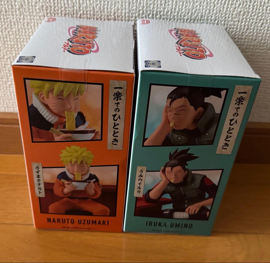 NARUTO 一楽でのひととき うずまきナルト うみのイルカ フィギュア
