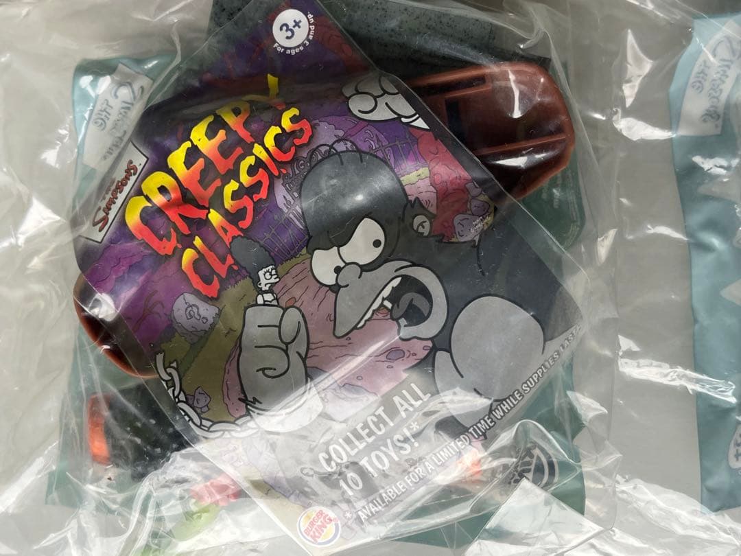 バーガーキング　米国キッズセット　2002年　 ザ・シンプソンズ　全10個セット