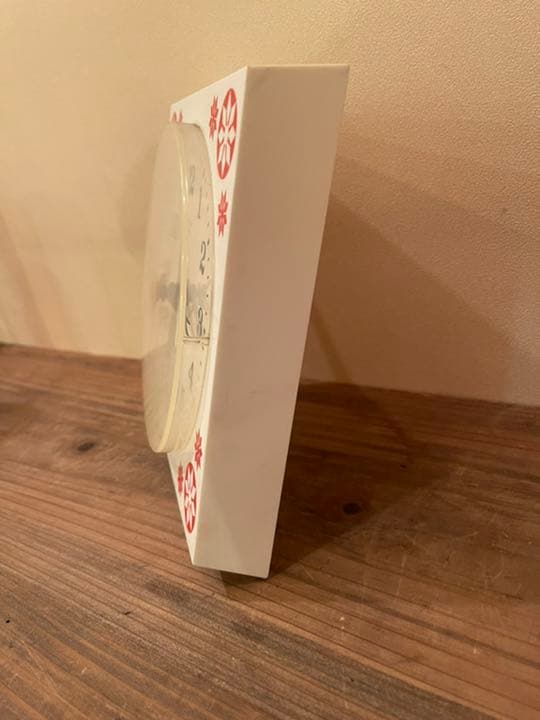 旧東ドイツGDR WEIMAR 壁掛け時計 雪華模様 ビンテージ レトロ
