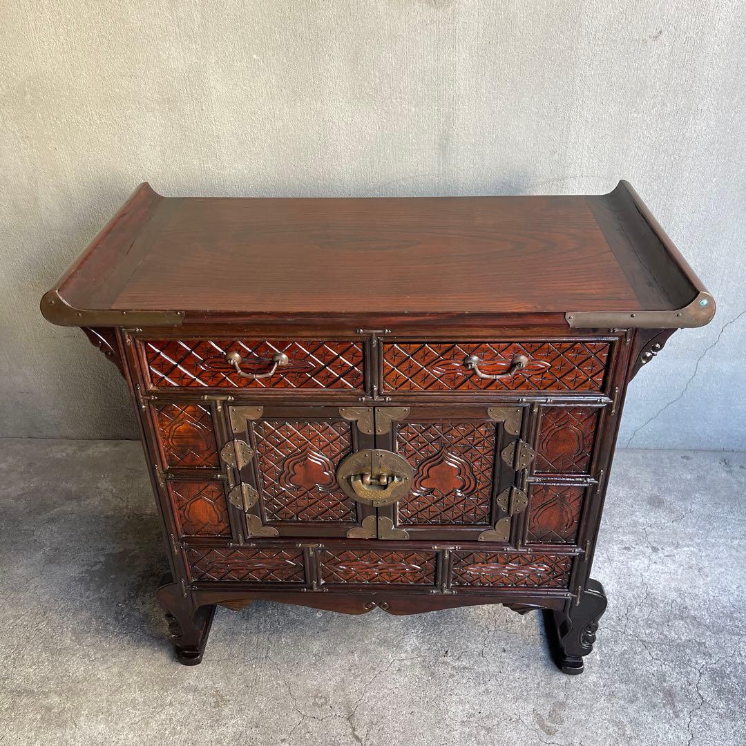 李朝家具　バンダジ　朝鮮家具　オールドヴィンテージ