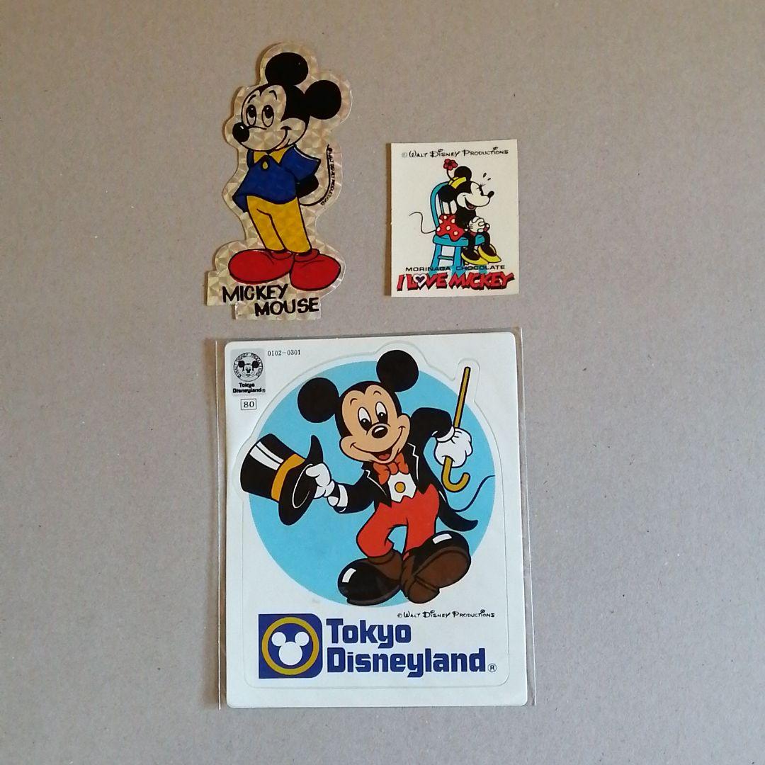 ディズニー レア ミッキーマウス ステッカー シールのおまけ付き