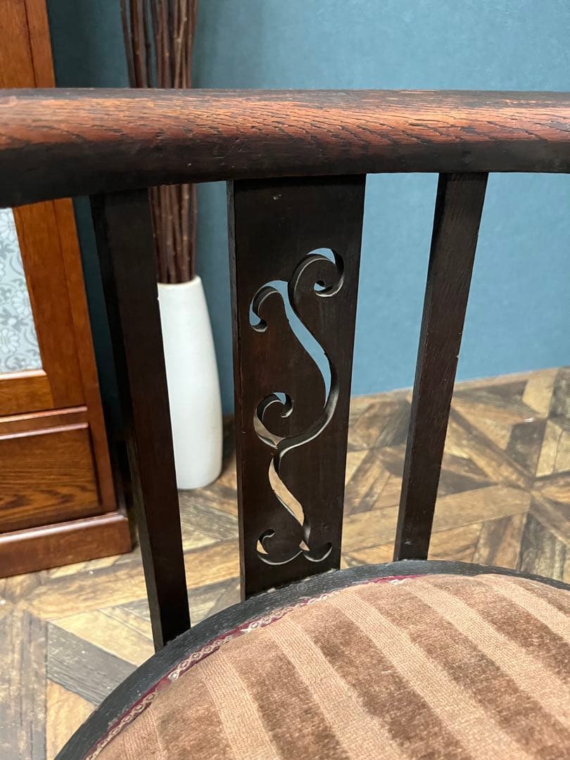 cobu＊馬蹄型椅子 バレルチェア 大正ロマン アンティーク ヴィンテージ