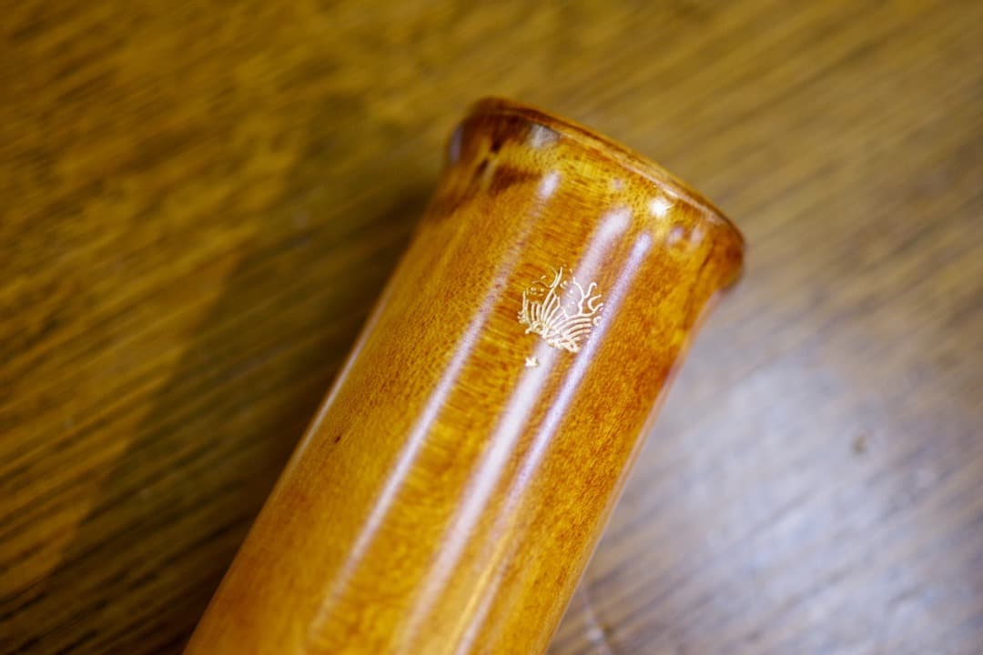 銘木 琴風尺八 琴古流　1尺8寸 楓　石高琴風監修