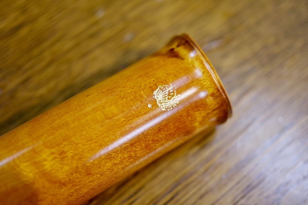 銘木 琴風尺八 琴古流　1尺8寸 楓　石高琴風監修