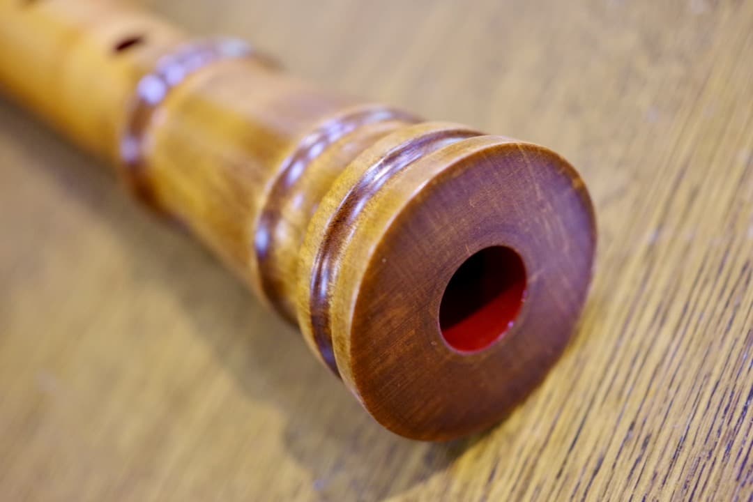 銘木 琴風尺八 琴古流　1尺8寸 楓　石高琴風監修