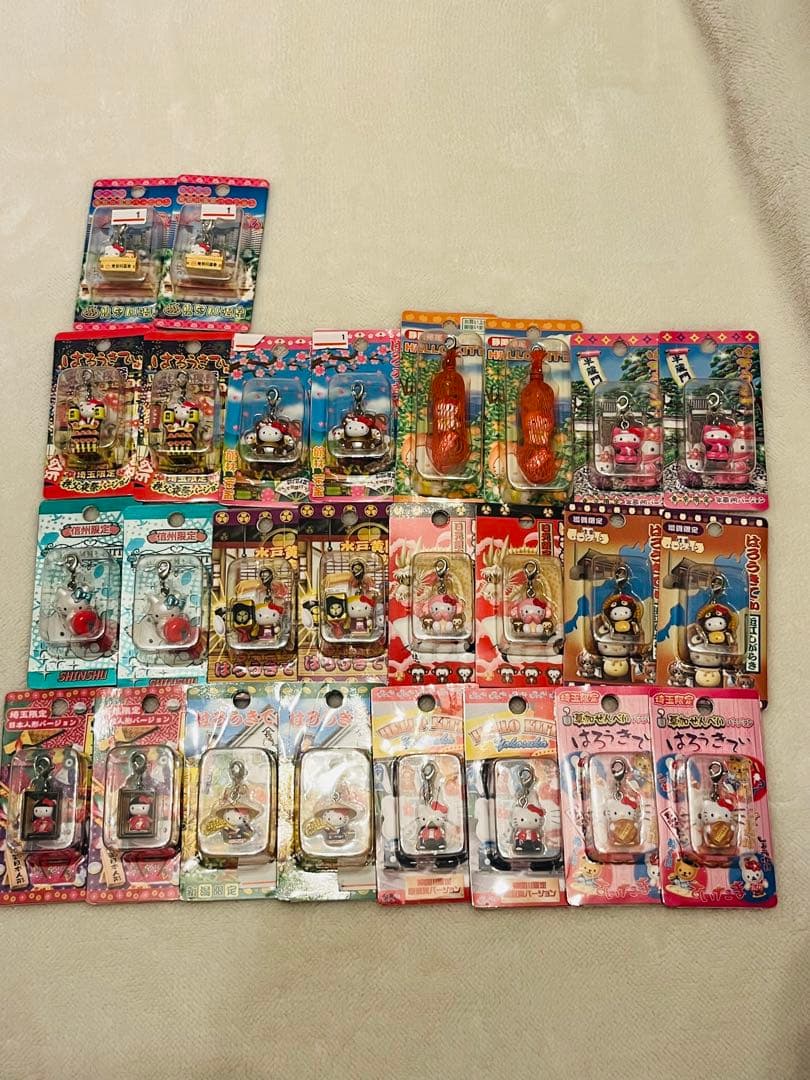 キティちゃん ストラップ キーホルダー 等 135点セット
