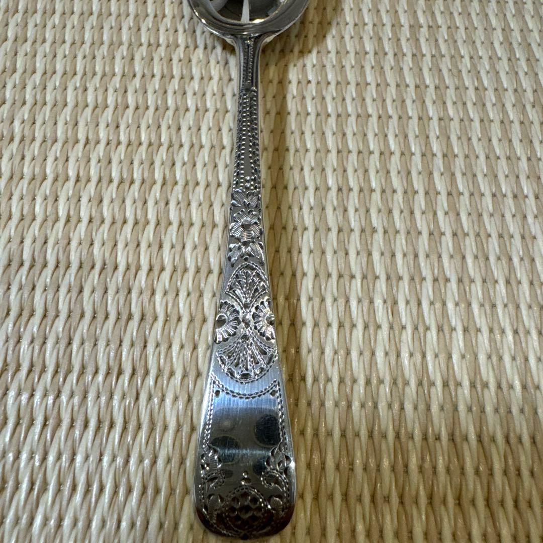 スターリングシルバー英国製　925/1000 純銀スプーン