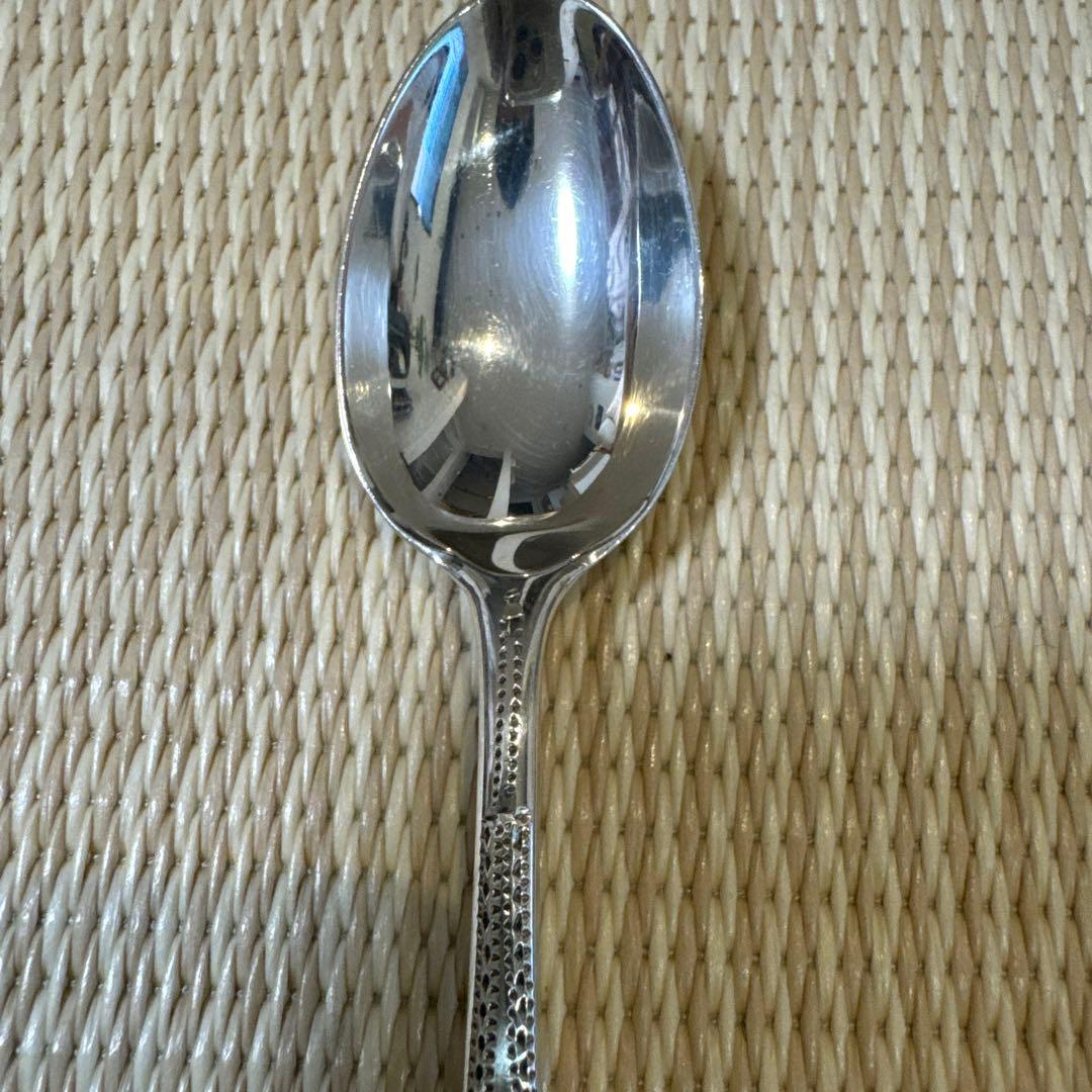 スターリングシルバー英国製　925/1000 純銀スプーン