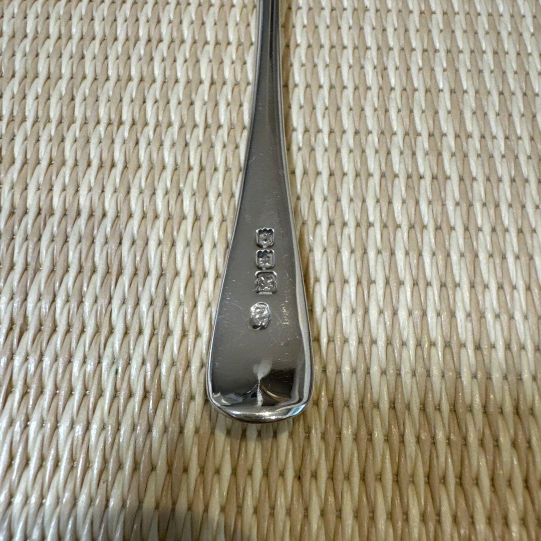 スターリングシルバー英国製　925/1000 純銀スプーン