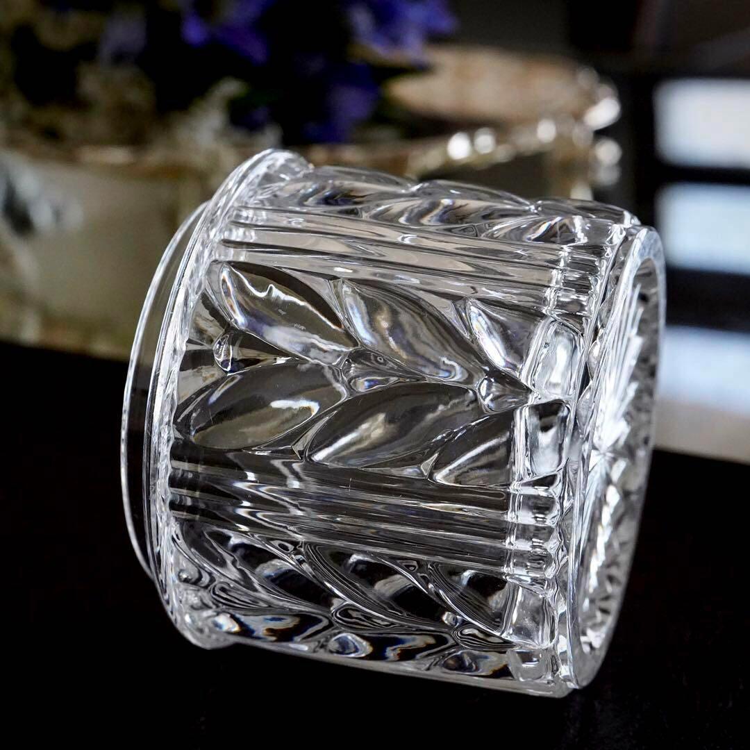 極希少サイズ★美品★オールドバカラ★BACCARAT★ローリエ★小物入れ★レア