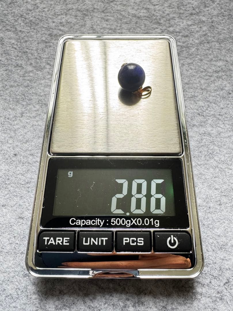 ラピスラズリ 球形ペンダント 手作り