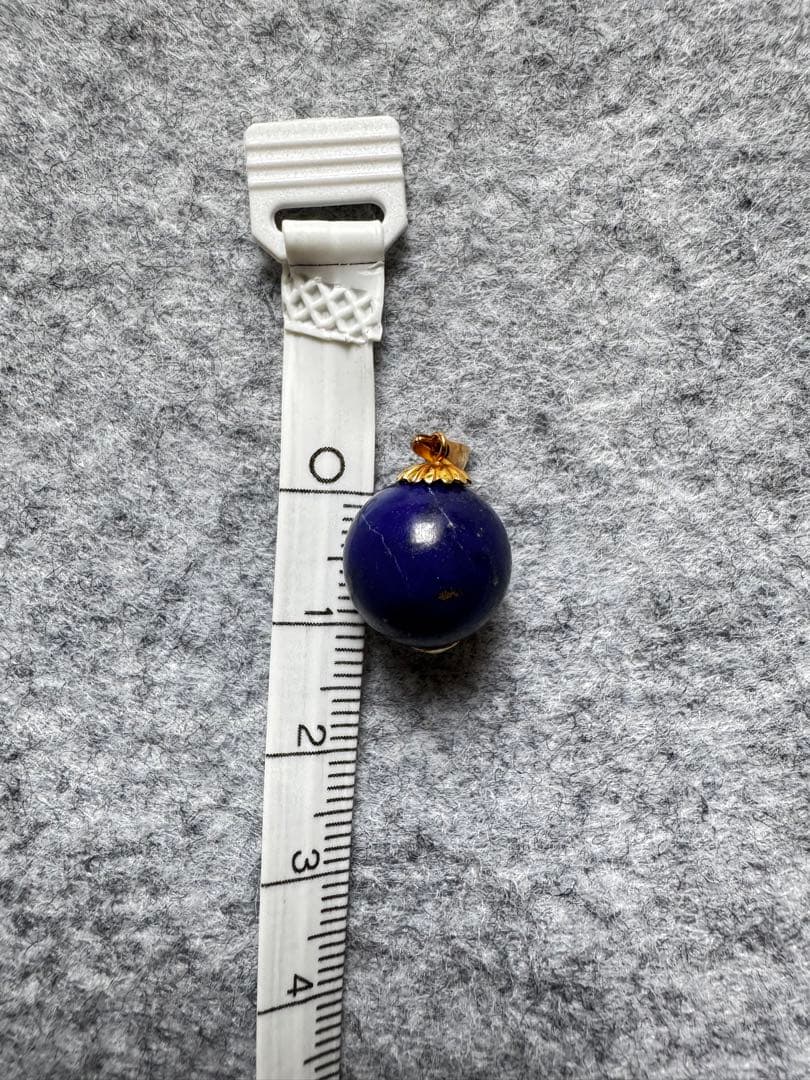 ラピスラズリ 球形ペンダント 手作り