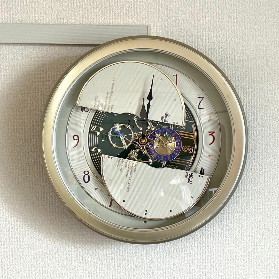 リズム時計　small world からくりカラクリ　4MH754 完動品 美品