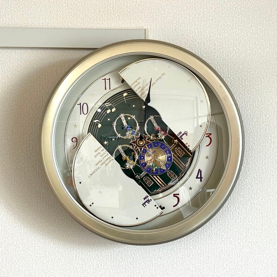 リズム時計　small world からくりカラクリ　4MH754 完動品 美品