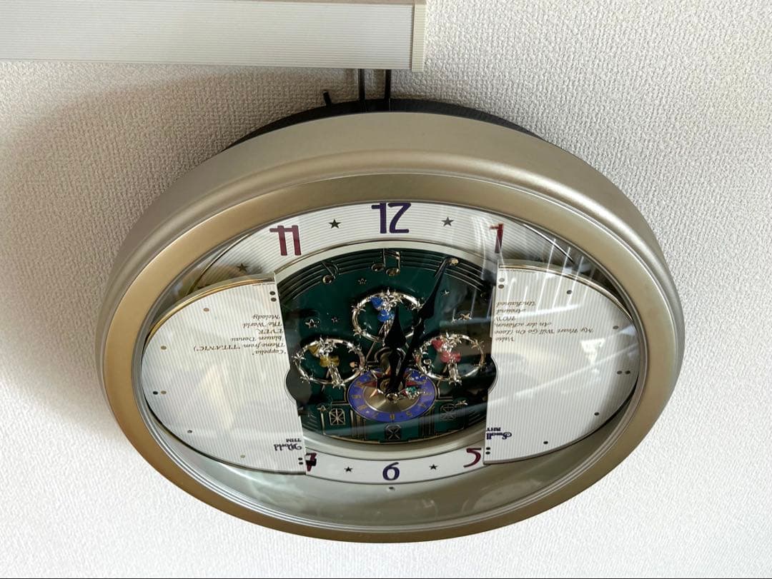 リズム時計　small world からくりカラクリ　4MH754 完動品 美品