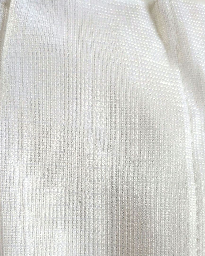 びっくりカーテン　ミラーレースカーテン　ホワイト　140×219 cm　２枚